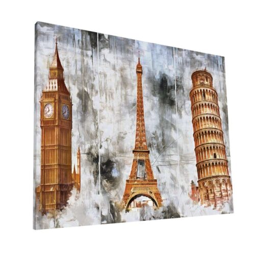 Londres París y Pisa