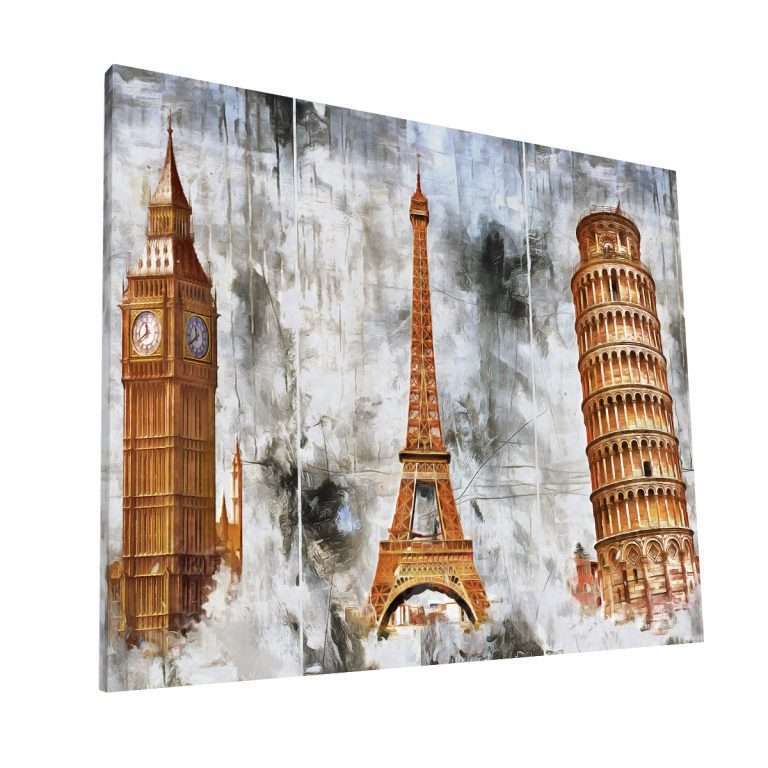 Londres París y Pisa