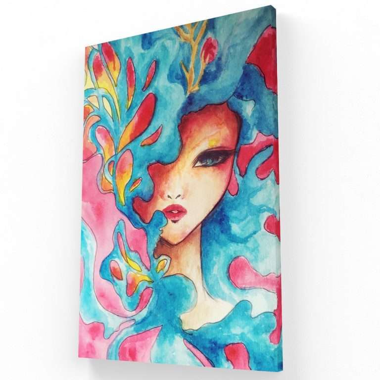 Sirena de colores