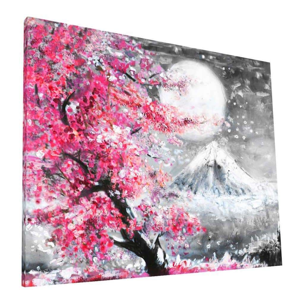 Sakura y Montaña Japón