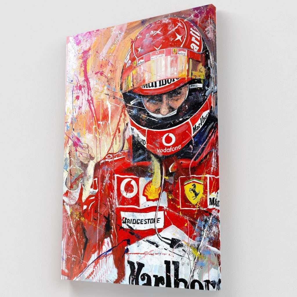 Michael Schumacher Art Ferrari