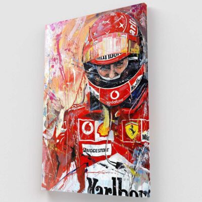 Michael Schumacher Art Ferrari