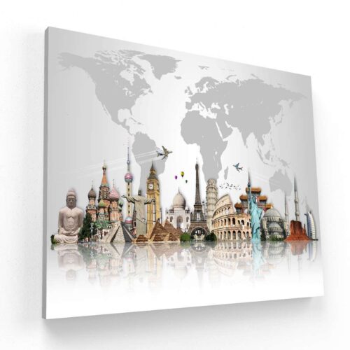 Mapa y Monumentos del Mundo