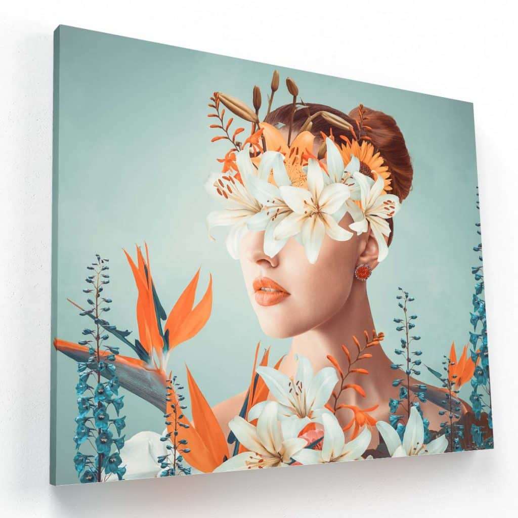 Mujer de las flores