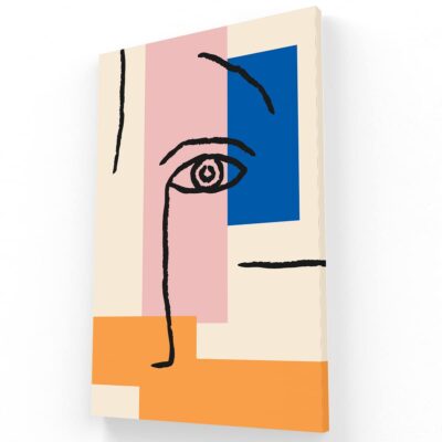 Rostro Abstracto Matisse Art III