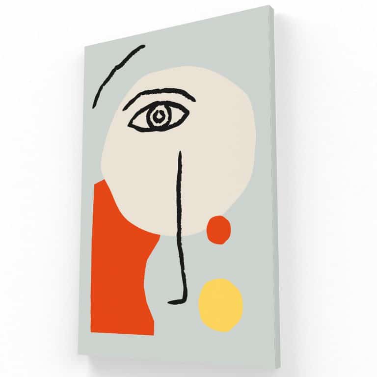 Rostro Abstracto Matisse Art II