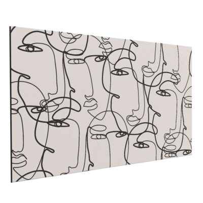 Rostros abstractos MDF