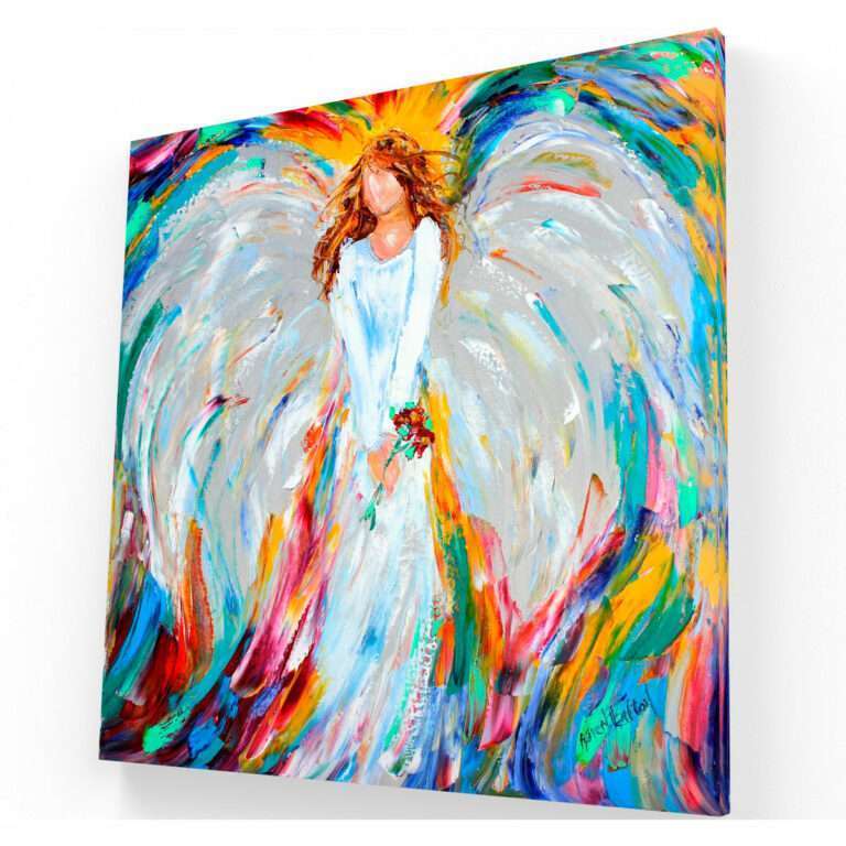 Angel de colores