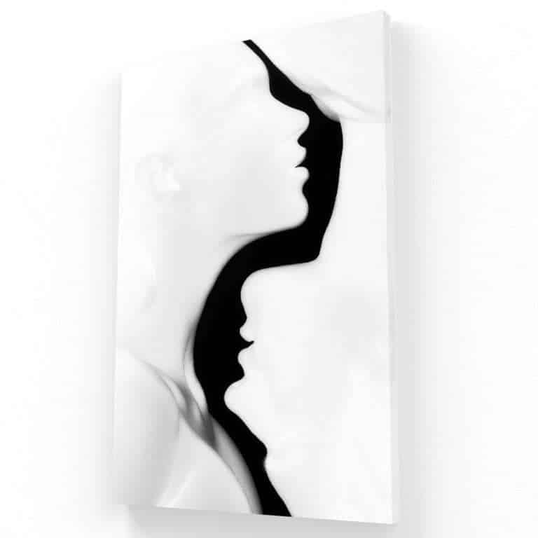 Black White