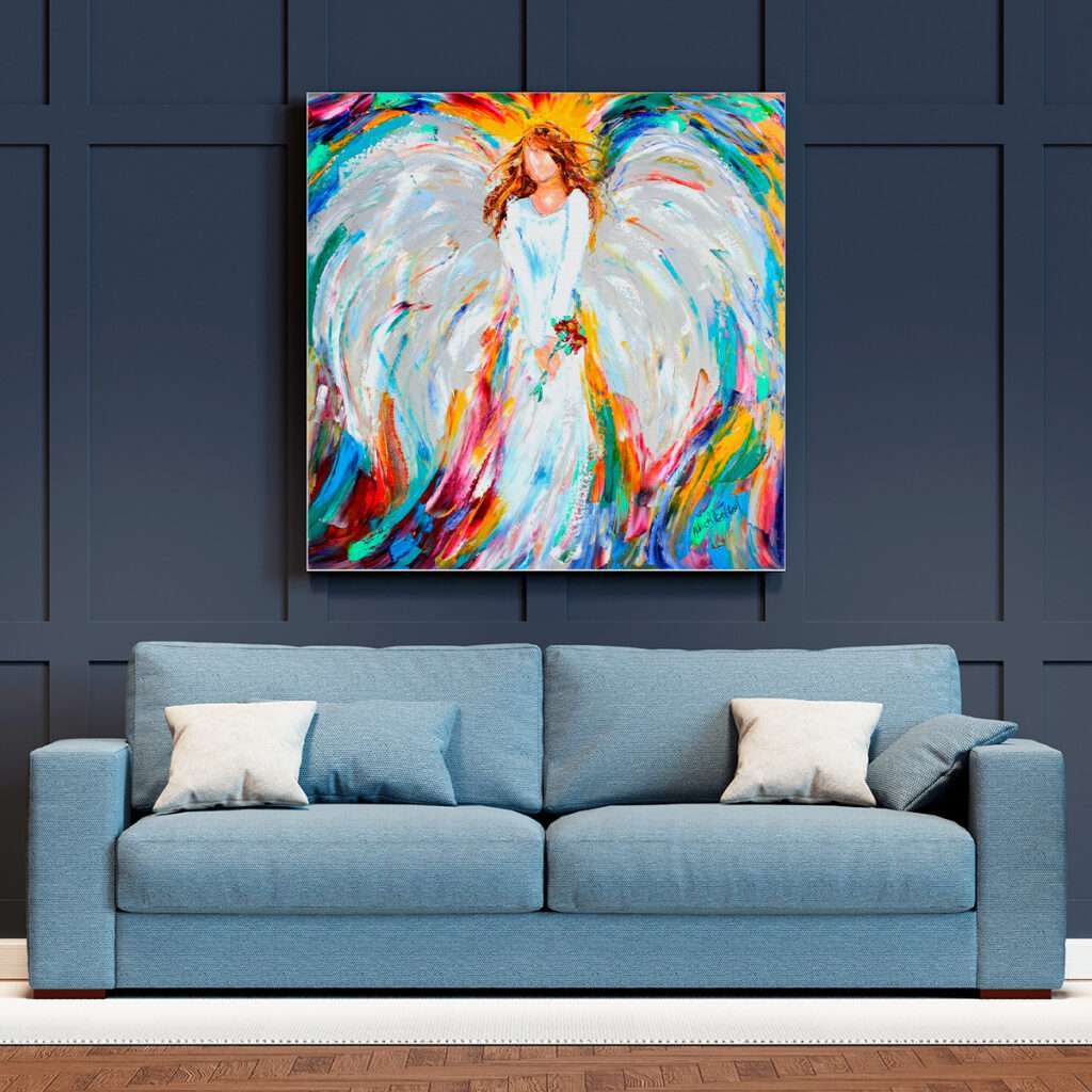Angel de colores