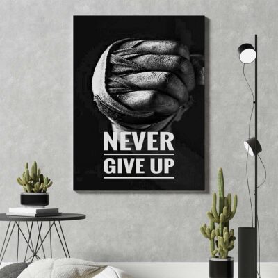 never give up - V - sala