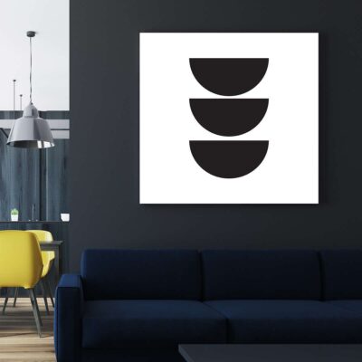 Geometría Minimalista II - Cuad - sala