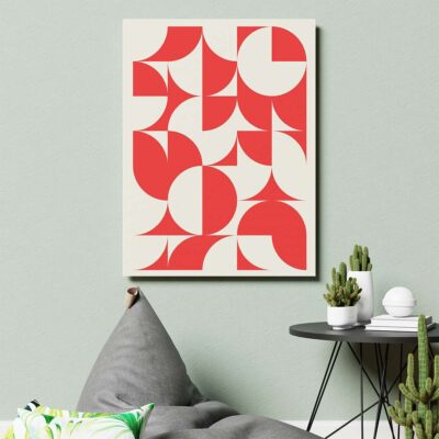 bauhaus art red - v - sala