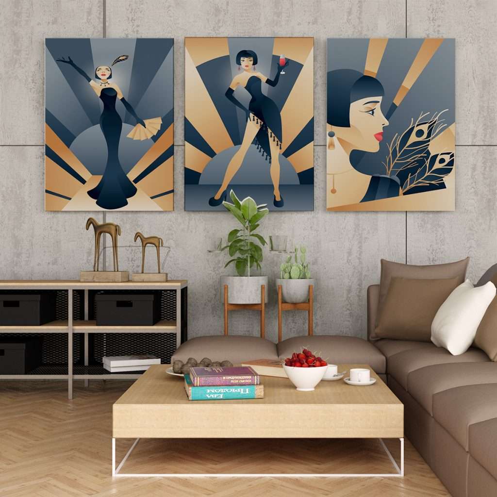 Mujer Art Deco