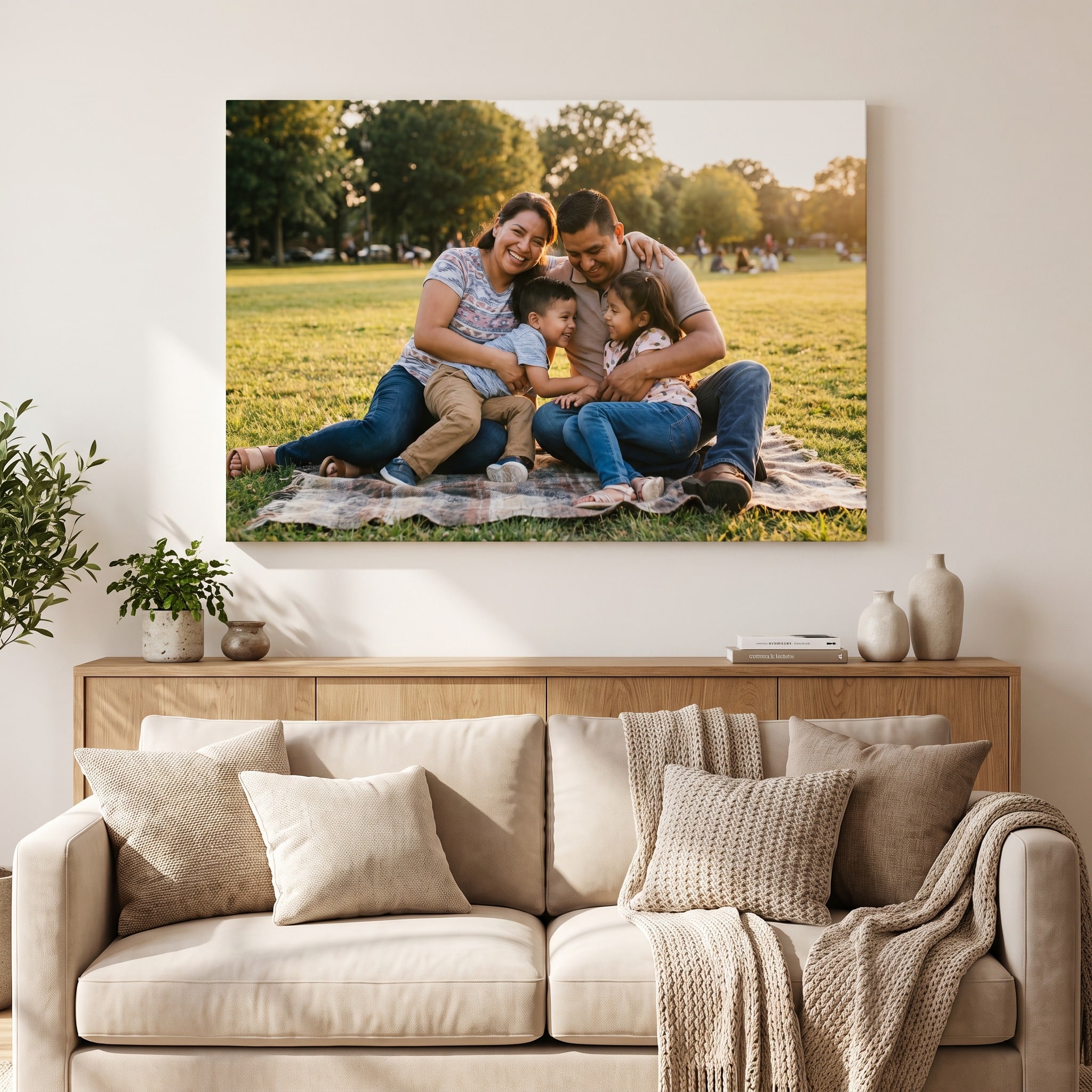 canvas horizontal