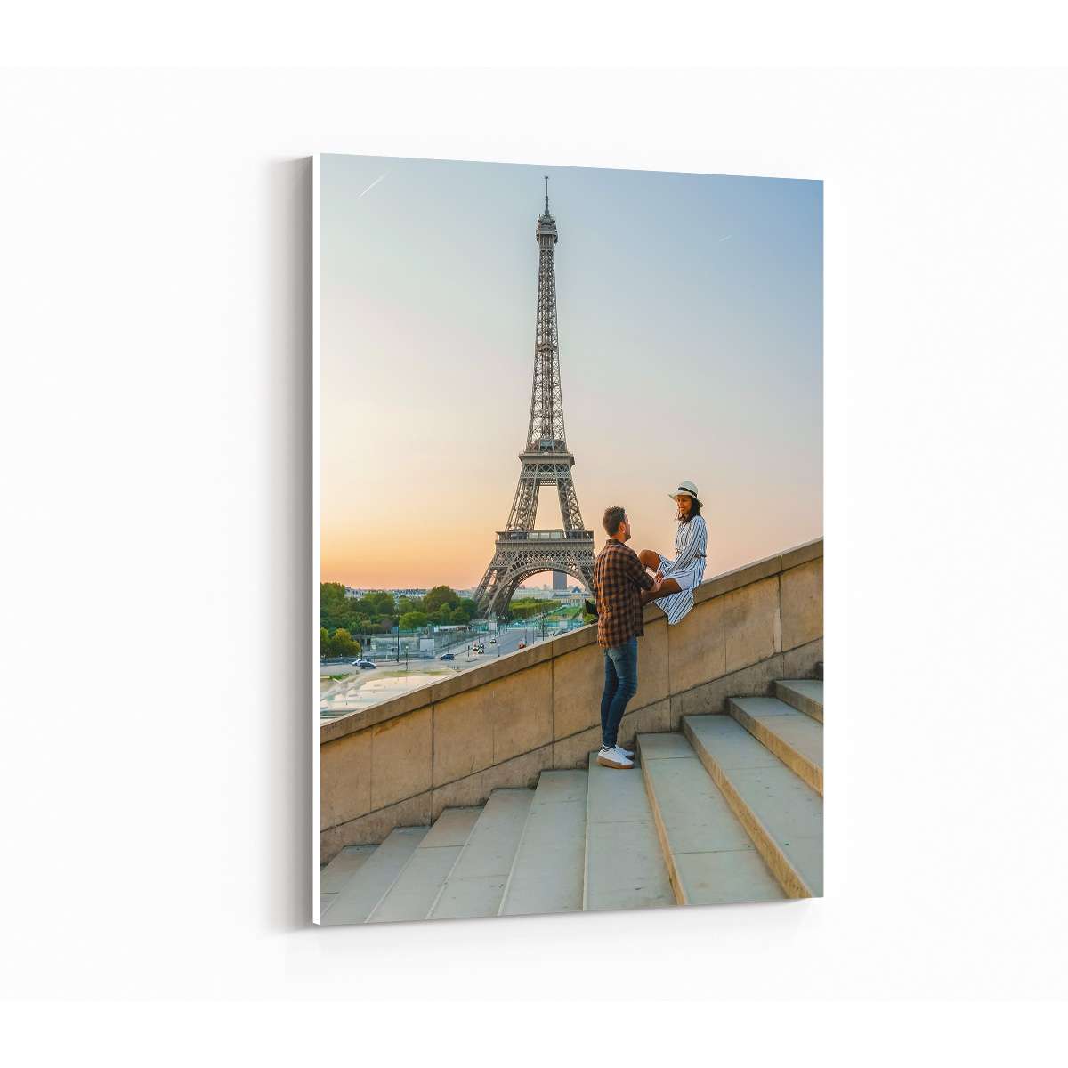 cuadro de madera vertical