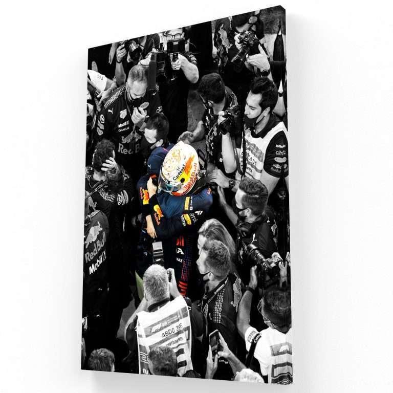 Cuadro Checo & Max Campeón Del Mundo