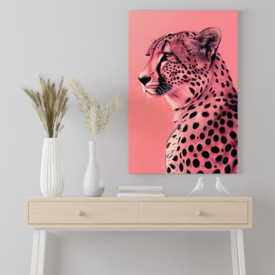 Poster Frame in living room Psd Mockup