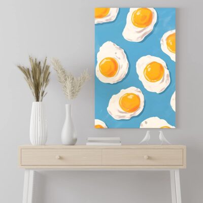 Poster Frame in living room Psd Mockup