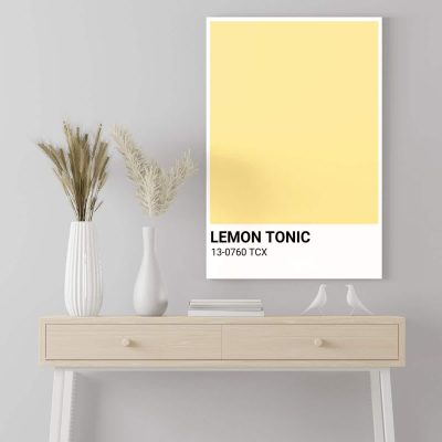 Poster Frame in living room Psd Mockup