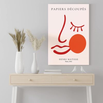 Poster Frame in living room Psd Mockup