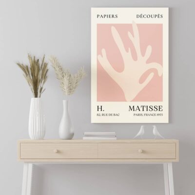 Poster Frame in living room Psd Mockup