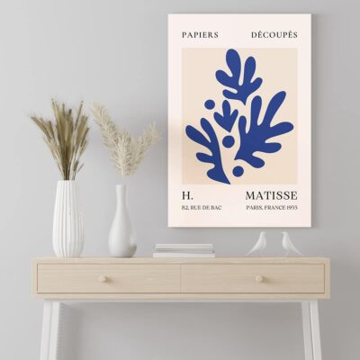 Poster Frame in living room Psd Mockup