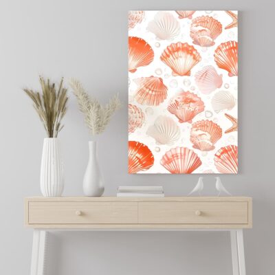 Poster Frame in living room Psd Mockup