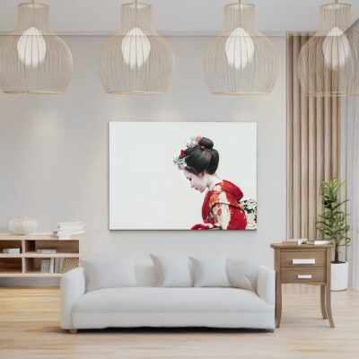 Retrato de Geisha sala
