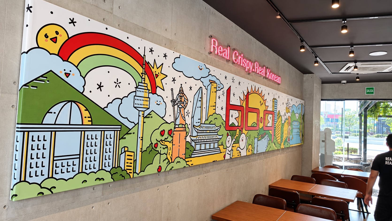 Cuadros de Fotos Personalizado | Canvas y Acrílico HD Mural impreso en un restaurante