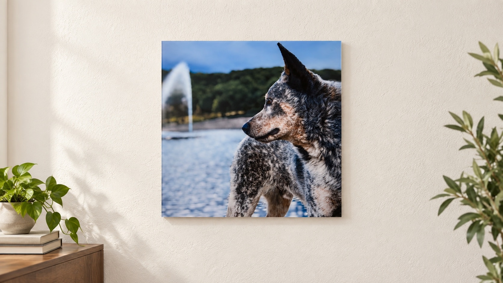 Cuadros de Fotos Personalizado | Canvas y Acrílico HD Cuadro en acrílico de una mascota
