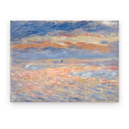 Atardecer sobre el Mar