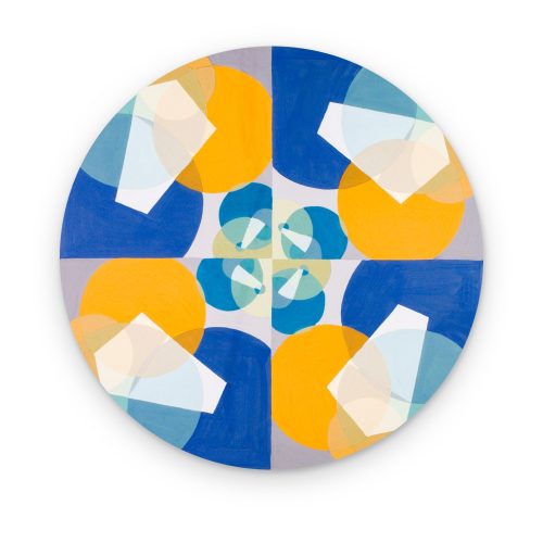 Caleidoscopio Azul y Amarillo