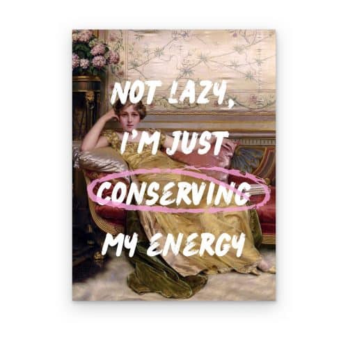 Conserving My Energy