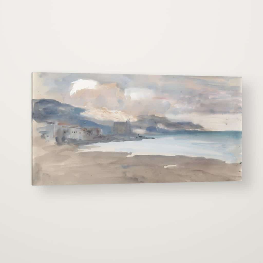 Costa Gris en canvas con canto en espejo
