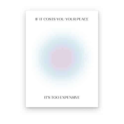 Costs You Your Peace