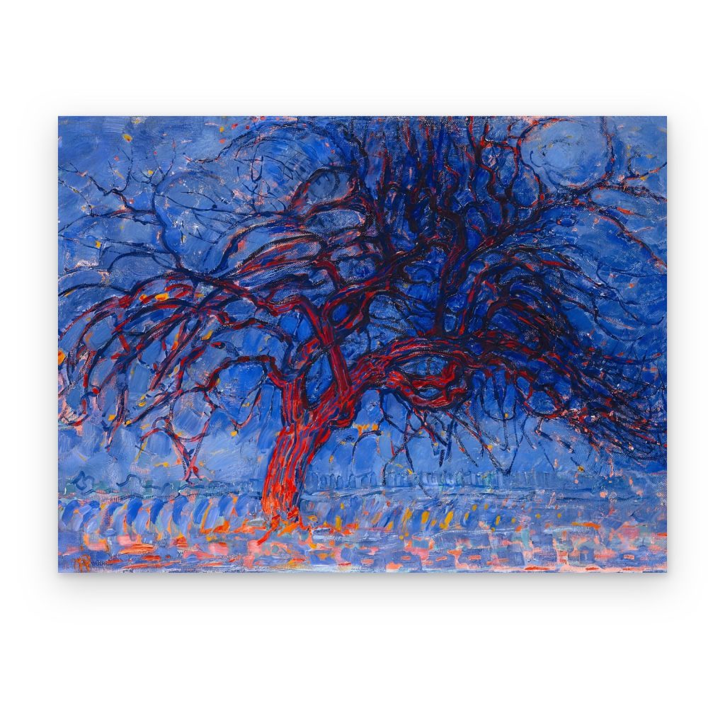 Cuadro El Árbol Rojo de Mondrian impreso en canvas