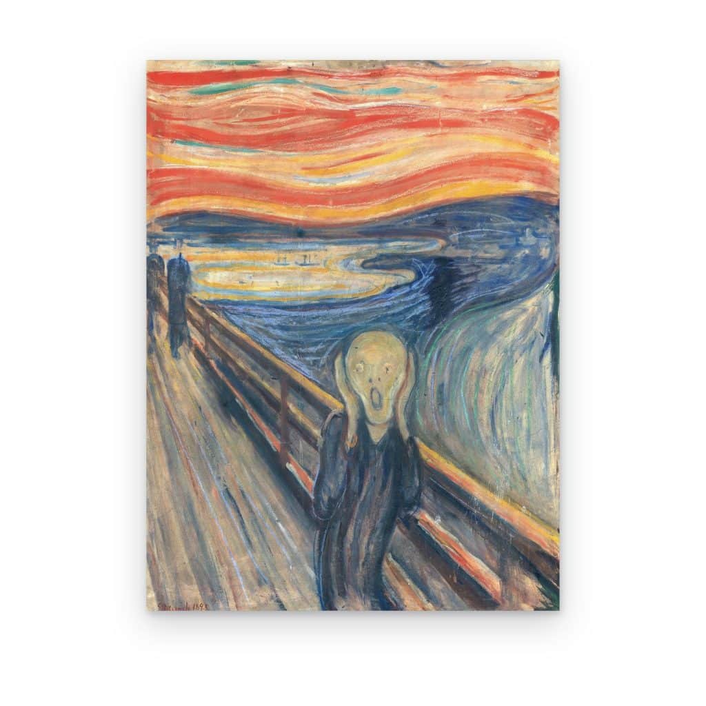 Cuadro El Grito de Munch impreso en canvas