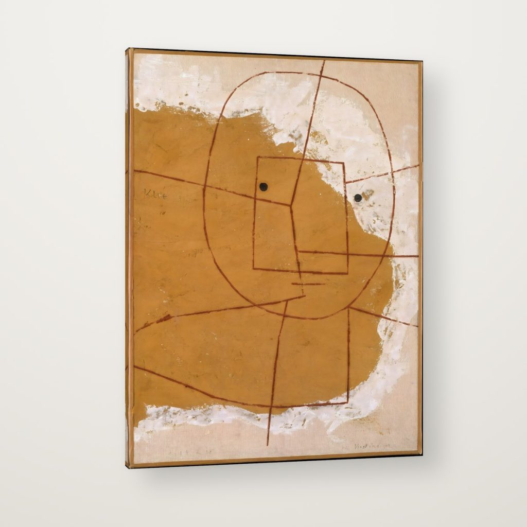 El que Comprende de Klee en canvas con canto en espejo
