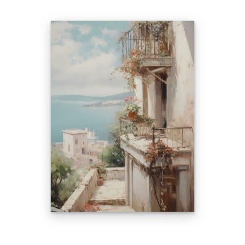 Escalera hacia el Mar