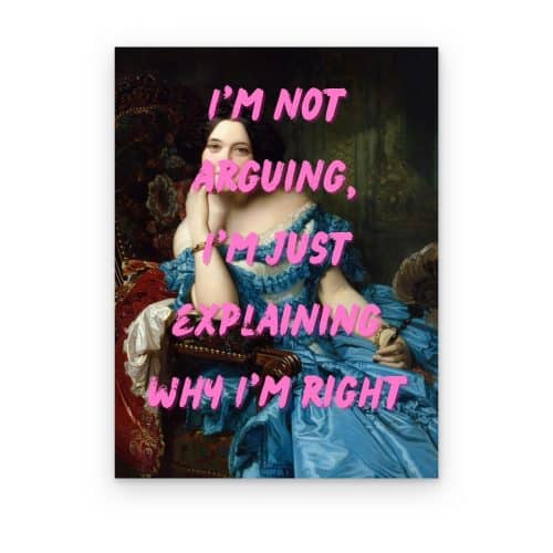 I'm Not Arguing