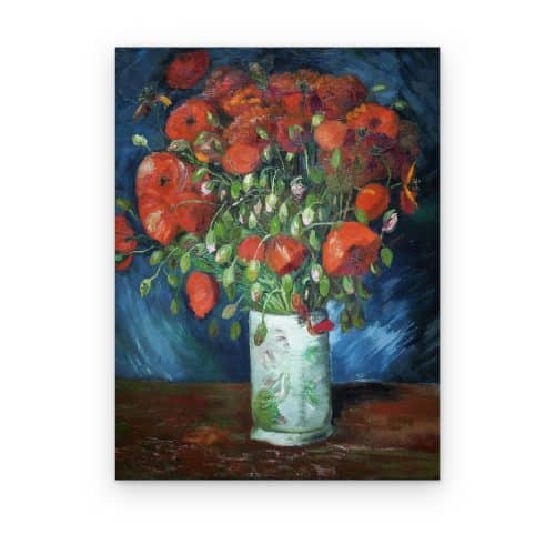 Jarrón con Amapolas