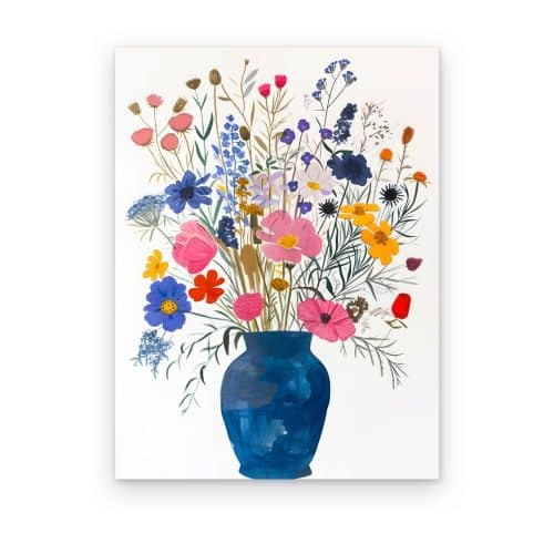 Jarrón de Flores Silvestres