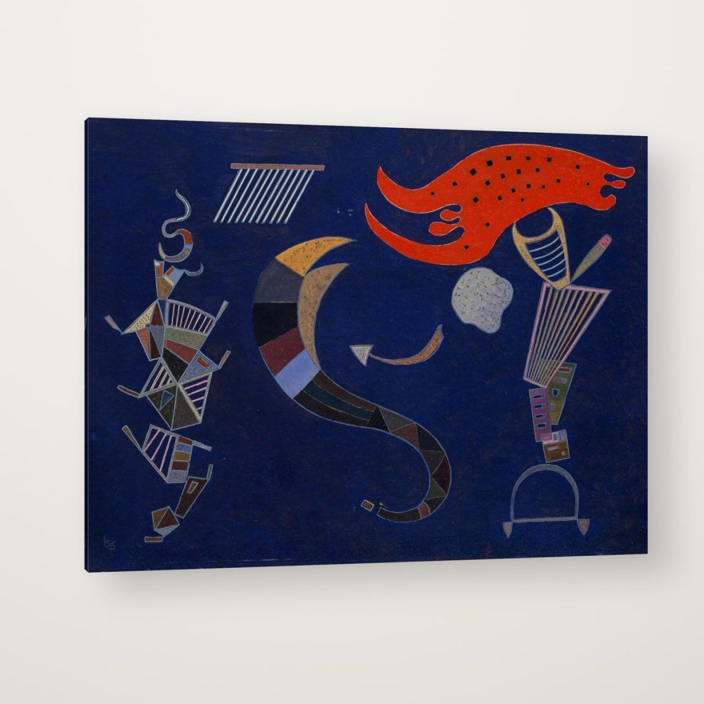 La Flecha de Kandinsky en canvas con canto en espejo