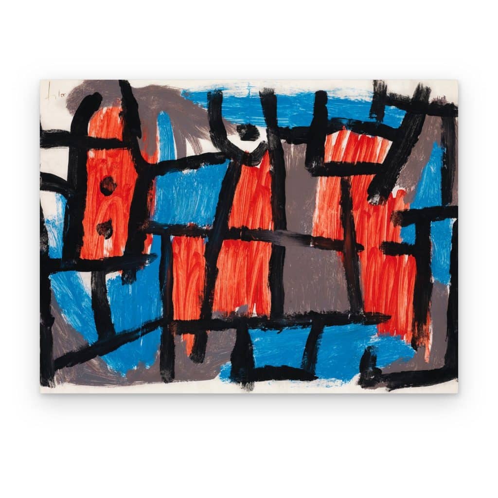 Cuadro La Hora antes de la Noche de Klee impreso en canvas
