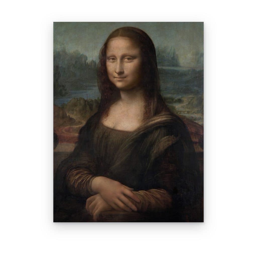 Cuadro La Mona Lisa de Da Vinci impreso en canvas
