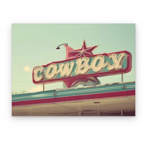 Letrero Cowboy