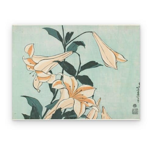 Lirios de Hokusai