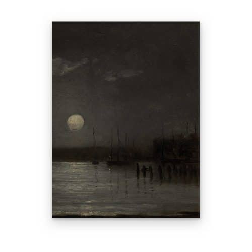 Luna sobre el Puerto