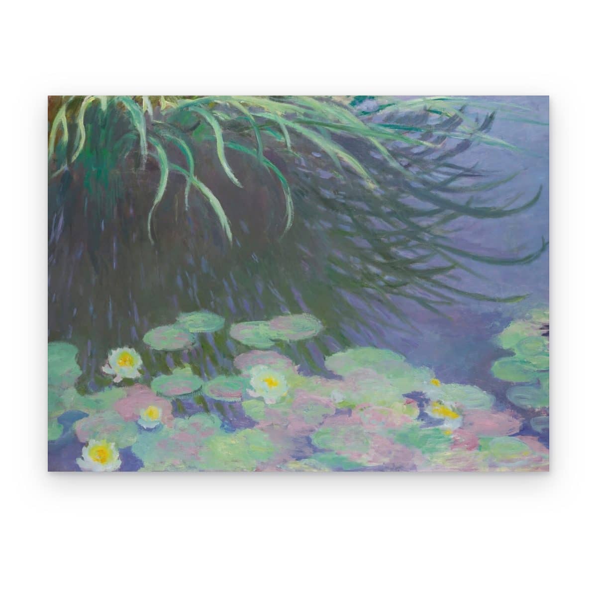 Cuadro Nenúfares con Reflejos de Monet impreso en canvas